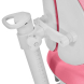 Комплект Kinderzen Gaudi Plus парта + кресло белый/розовый c розовым креслом Anatomica Armata Duos